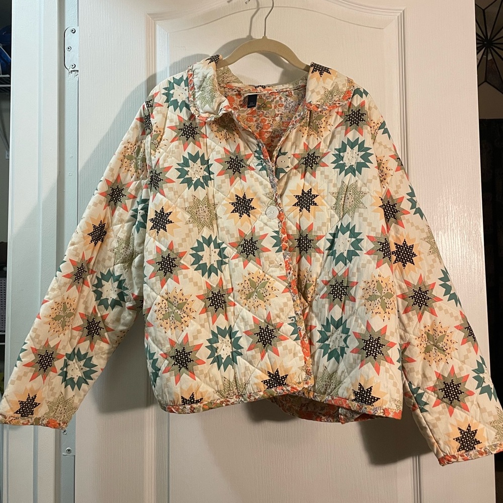 Quilt Print Jacket